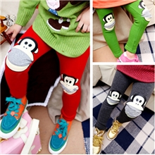 最低价秋款女童羊毛拉架打底裤秋款女童打底裤女童韩版休闲裤