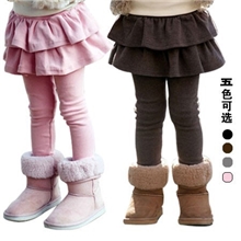 【伙拼】艾玩兔羊毛拉架女童加绒加厚打底裙裤加绒加厚打底裤