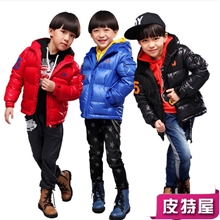 新款韩版男童棉衣小爸爸夏天同款中短款童外套棉衣中大童棉衣