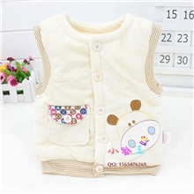 童马甲批发婴儿马甲背心秋冬保暖超柔夹棉宝宝马甲禹诺千金1728