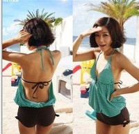 2013开学甩货性感加肥加大平角连体泳衣女游泳泳衣平角泳衣批发