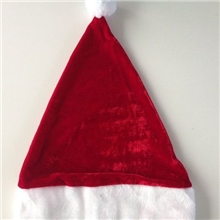 【3.99元特卖】厂家直销外贸原单高档密斯绒圣诞帽