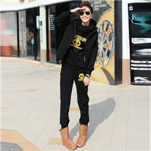 2013独家款连帽绒衫3号字母运动保暖加绒三件套卫衣套装加厚女