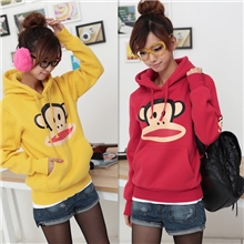 6011#2013韩版新款休闲连帽衫套头卫衣女秋冬加厚学生外套