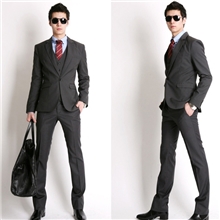 量大从优西服男休闲西服套装男士韩版修身西服伴郎新郎西服正品
