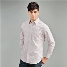 厂家直供牛津纺男装新款男士长袖格子衬衫男休闲薄款衬衣批发