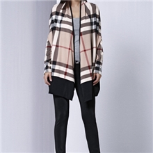 2013秋冬英伦B家格仔T恤长袖外套16815