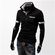 爆款外贸批发ebay热卖英伦男装外贸男装时尚短袖保罗衫POLO衫