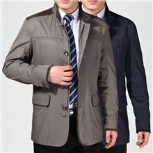 新款金利来男士夹克秋冬男装休闲夹克衫夹克男翻领外套