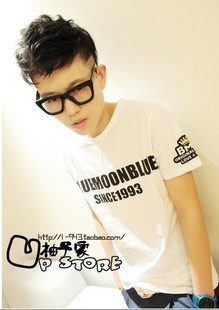 les帅T林弯弯2013夏装新款时尚1993印花短袖t恤男韩版男装批发