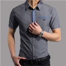 厂家直供2013春夏装新款男士短袖衬衫韩版修身休闲棉短袖衬衣潮