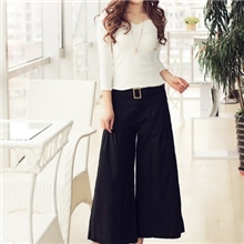 【天天特批】大脚裤麻棉裤特惠裙裤女装裙裤