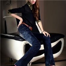 Q1430款2013秋季新款Q之一族正品时尚风格提臀显瘦修身女装牛仔裤