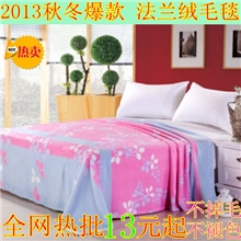 厂家直销珊瑚绒毛毯法莱绒/法兰绒毯子云貂绒床单毛巾被批发团购