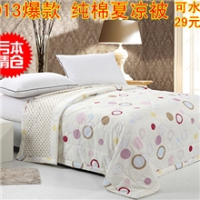 米禾家纺库存清仓全棉印花夏凉被空调被纯棉夏被午休被批发