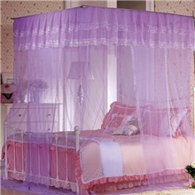 供应蚊帐不锈钢申缩加密雪纺加厚支架压脚免安装一件代发