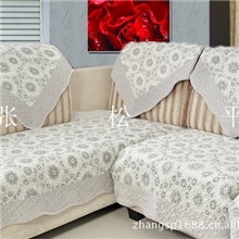 厂家直销短毛绒太阳花沙发垫日本樱花灰色红色黄色沙发坐垫