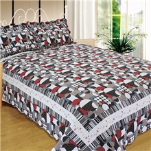 浦江外贸绗缝被浦江拼布纯棉件套义乌水洗被子床罩床单厂家批发