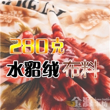 【厂家直销】水貂绒面料布料云貂绒金貂绒法兰绒