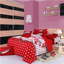 新款全棉可爱卡通阿狸四件套床上用品套件批发代理