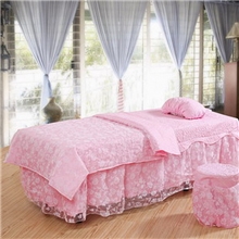 丽人国际家纺生产批发美容床上用品按摩床罩床裙四件套特价直销