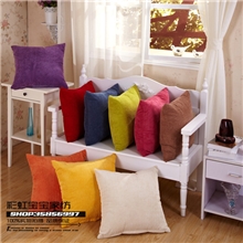舒适抱枕沙发纯色抱枕靠垫含芯时尚素色纯色多色定制加工