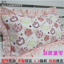 韩版蕾丝枕套批发花色多样尺寸定做钻石绒枕套厂家仿全棉枕套