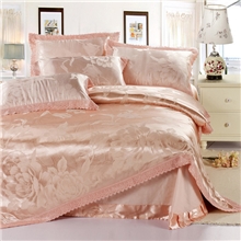 【低价批发】供应床上用品四件套全棉高档柔丝棉贡缎提花四件套