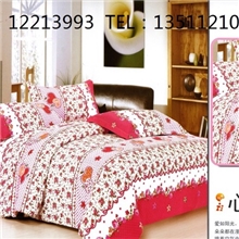 重点推荐厂家批发床上用品床笠+被套+2个枕套钻石绒床笠四件套