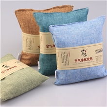 厂家批发竹森源亚麻活性竹炭包500g汽车装修防潮除甲醛TB502