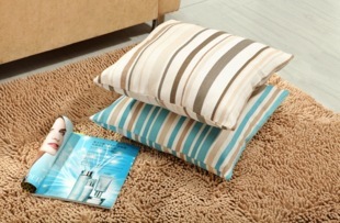 【虎鱼靠垫】北欧家居/沙发高档现代简约彩虹条纹抱枕不含芯