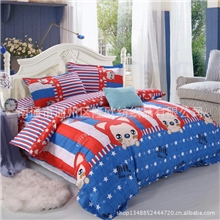 爆款推荐阿狸钻石绒卡通四件套特价大量批发快乐阿狸-英伦风