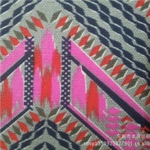 供应棉布印花马丁帆布民族风花