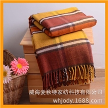 羊毛毯纯羊毛厂家批发毛毯绒毯毯子双人白色仿羊毛毯子