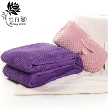 蜂巢珊瑚绒毛毯