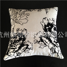 外贸家纺工厂低价销售出口雪尼尔靠垫套45*45CM