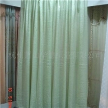 外贸家纺工厂现货销售出口特丽纶压绉吊带窗帘