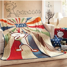 毛毯批发专柜正品珊瑚绒毯成人毛毯批发低价只为销量罗莱兔基斯