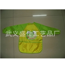 厂家直销儿童画画衣防水衣画画围裙罩衣反穿衣卡通围裙