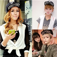 死飞板帽rebel男女平沿棒球帽原宿钻石bboygirl嘻哈街舞帽子批发