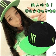 潮帽bboy荧光色鬼爪平檐帽嘻哈男女棒球帽hiphop街舞帽子批发