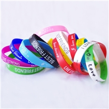 地摊热卖夜光手环荧光饰品硅胶手环