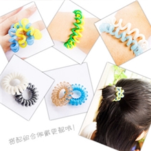 厂家直销风靡日韩糖果色不伤发电话绳发圈