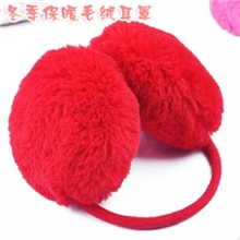 南韩绒耳罩2013冬季柔软基本式上带毛绒糖果色保暖耳罩特价批发