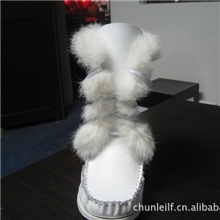 春鞋女鞋批发迷尼唐卡minetonka小白鞋踝靴短靴牛皮兔毛平底靴