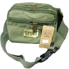 时尚男款小腰包帆布男包潮流腰包单肩斜跨腰包钱包（707#）