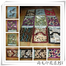 高毛印花地垫，门垫，浴室垫，家居垫，