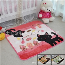 卡通地毯儿童游戏垫环保无味绒面地垫可爱小猫小狗小熊
