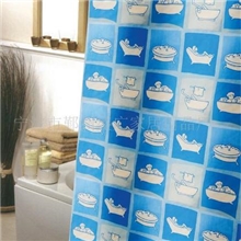 供应浴帘、台布、桌布(PEVA花型）