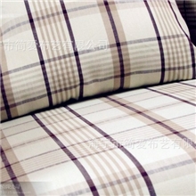 地中海中高档棉麻格子仿麻沙发布
